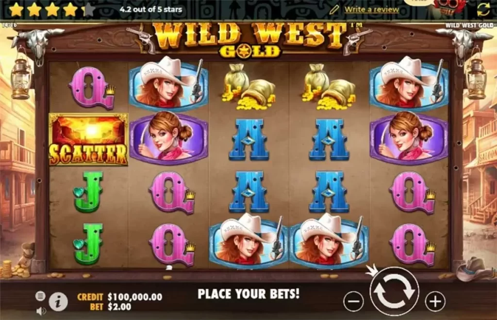 Wild West Gold เกมสล็อตนายอำเภอ ทดลองเล่นฟรี